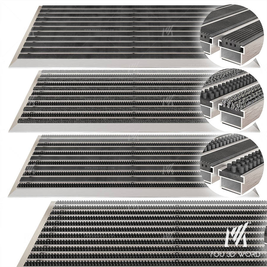 Aluminum dirt grates